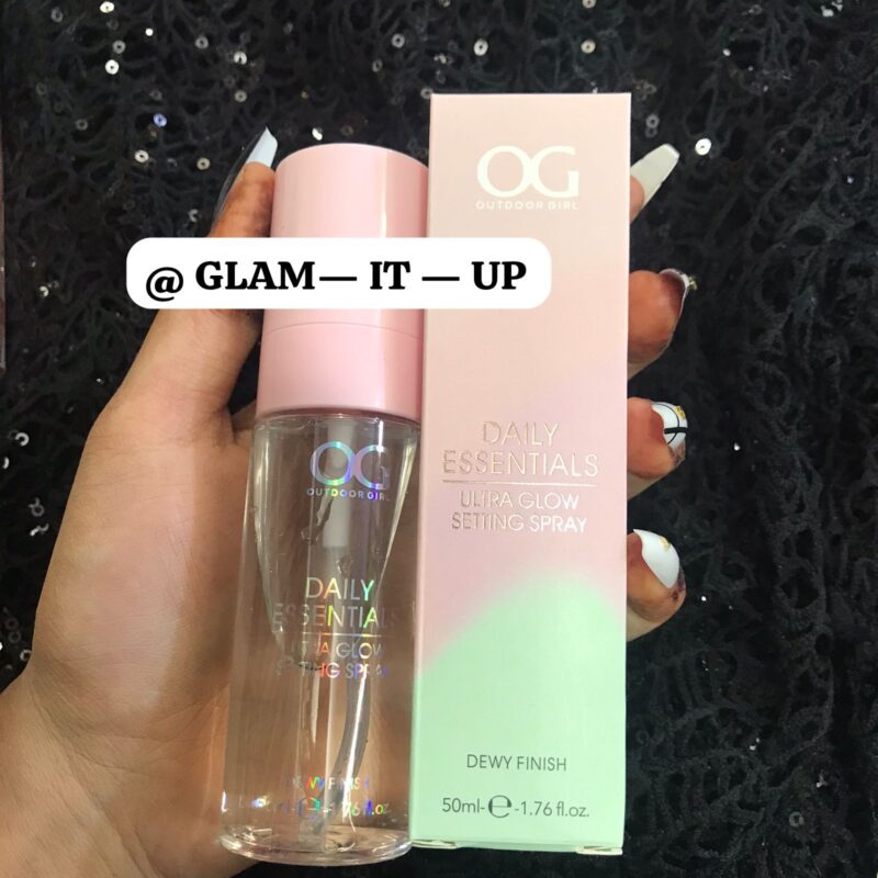 OG OUTDOOR GIRL DAILY ESSENTIAL ULTRA GLOW SETTING SPRAY DEWY FINISH