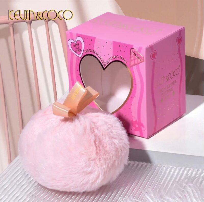 KEVIN&COCO Christmas highlight ball pink | Highlighter | pom pom - Image 3