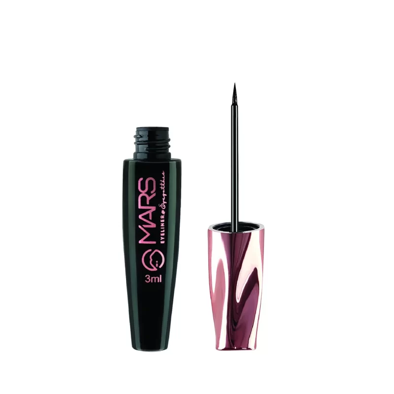 MARS Gel Eyeliner 7Ml |Nourishing & Gorgeous | Long Lasting | Luminous & Smooth (El01), Black - Image 8