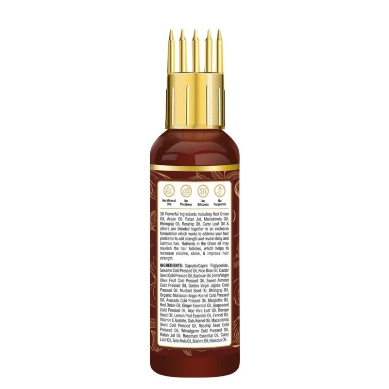 st botanica Oriental Botanics Red Onion Hair Oil, 50ml - Image 5