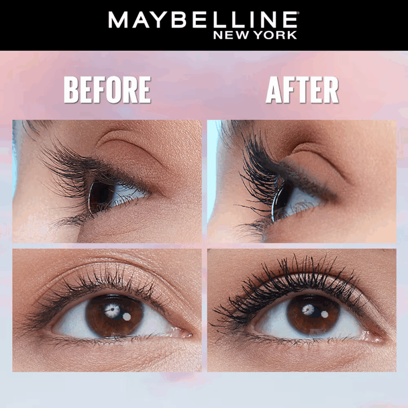 Maybelline New York Lash Sensational Sky High Mascara, 802 Very Black, Lengthening & Waterproof - Image 4