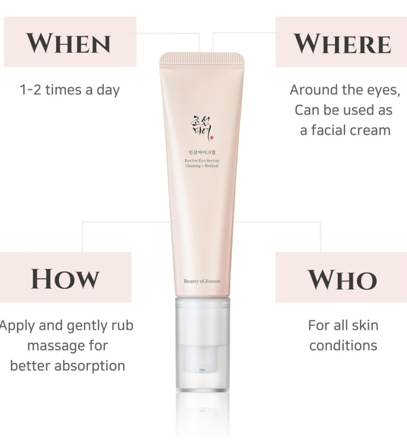 [Beauty of Joseon] Revive Eye Serum with Ginseng & Retinal (30m)