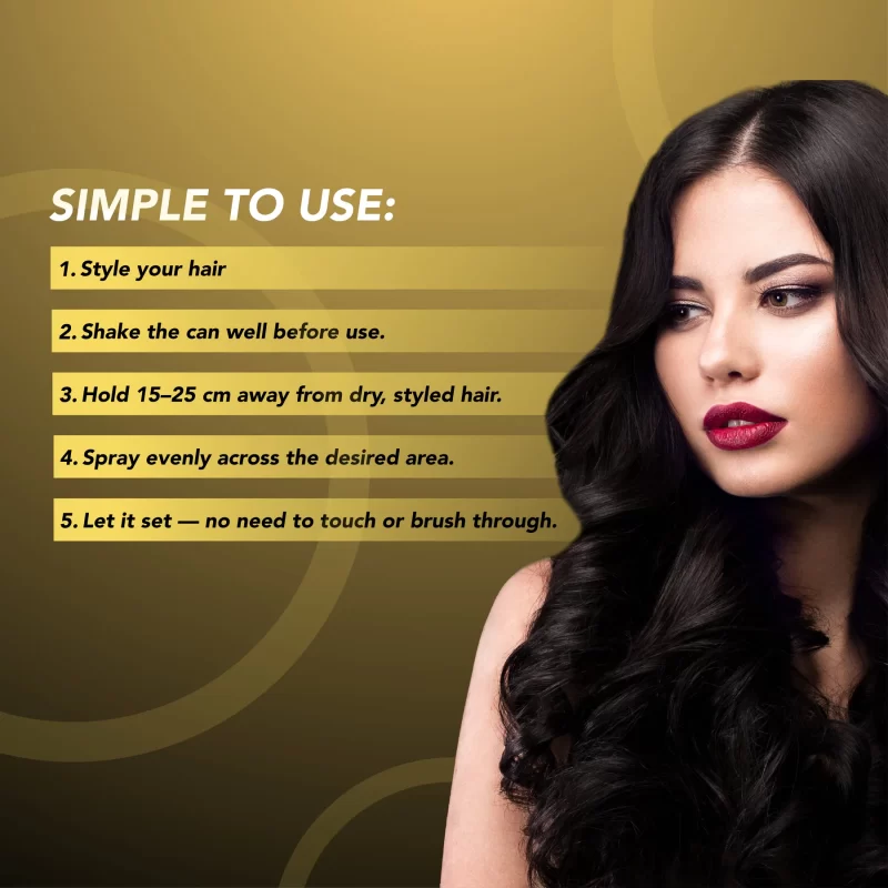 DR RASHEL Set & Style Hair Styling Spray – Strong Hold 100 ml - Image 6