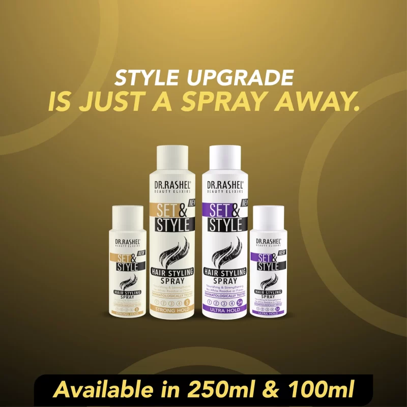 DR RASHEL Set & Style Hair Styling Spray – Strong Hold 100 ml - Image 7