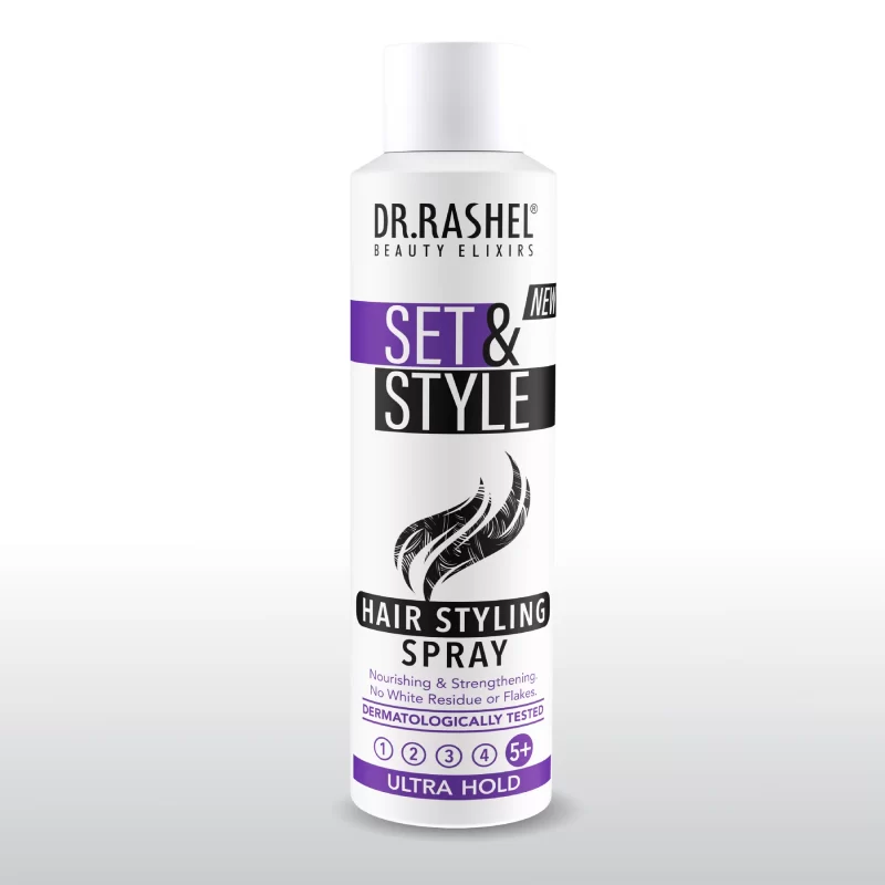 DR ASHEL Set & Style Hair Styling Spray – Ultra Hold 250ml