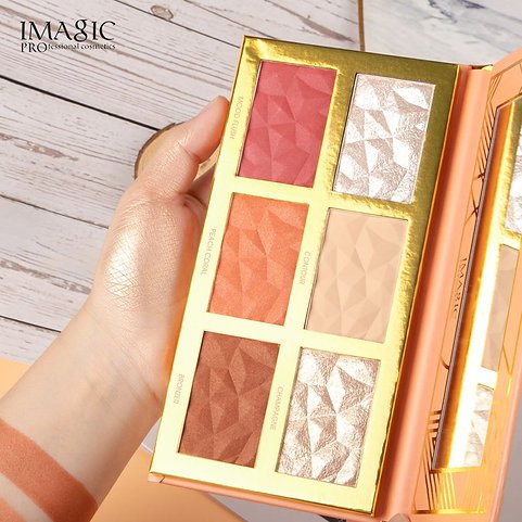 IMAGIC BLUSH HIGHLIGHTER BLUSH AND CONTOUR PALLET - Image 11