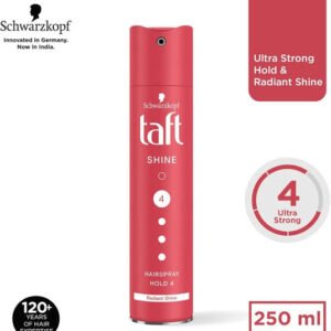 Schwarzkopf Taft - Pink Shine Hold 5 Hair Lacquer Hair Spray 250ml