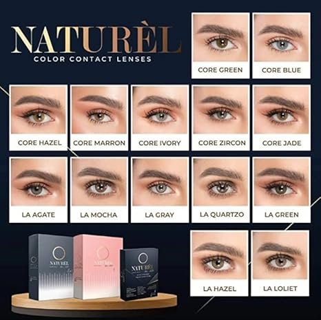 “O” NATUREL Contact Lenses / single pair /6 month lenses