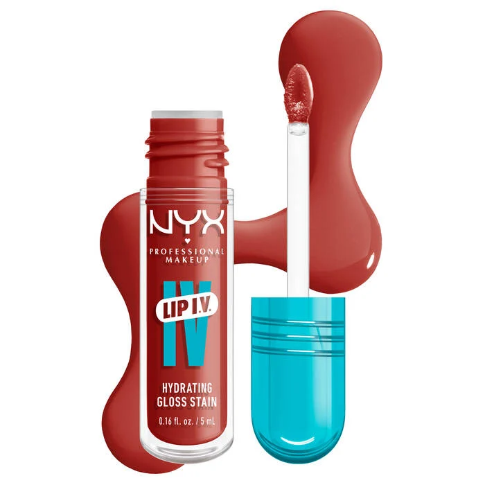 NYX Professional Makeup Lip I.V. Hydrating Gloss Stain – Blush Rush