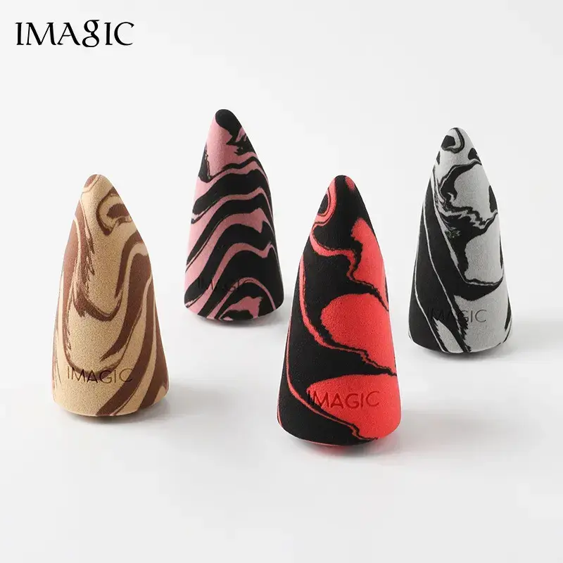 IMAGIC DUAL COLOUR HILL SHAPE BEAUTY BLENDER (GREY COLOUR )