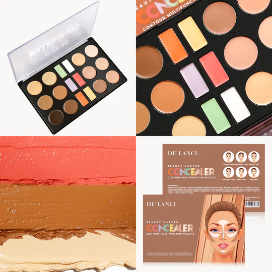DE'LANCI Beauty Carver Concealer Palette - Image 4