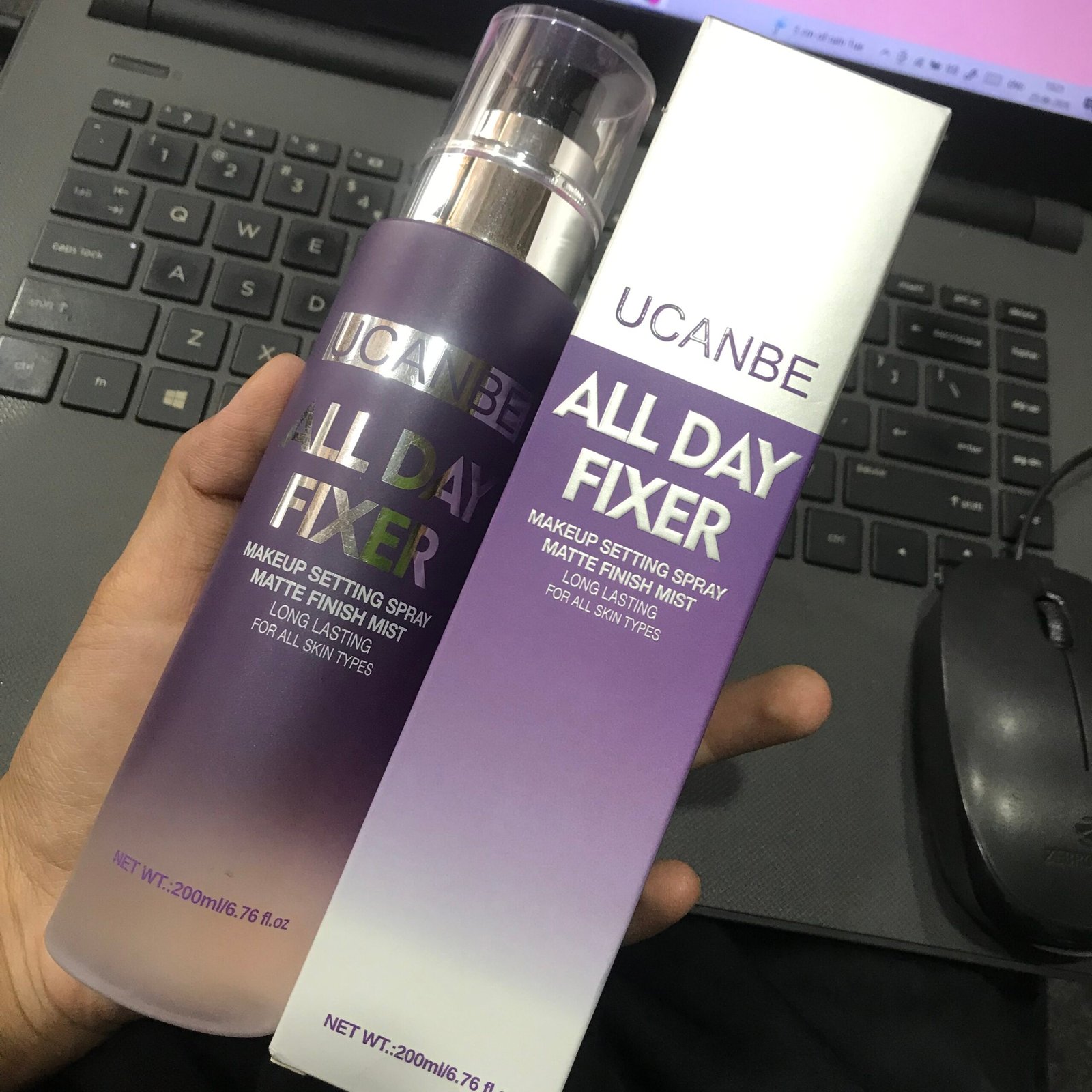 UCANBE ALL DAY FIXER  MAKEUP SETTING SPRAY ( MATT FINISH MIST )