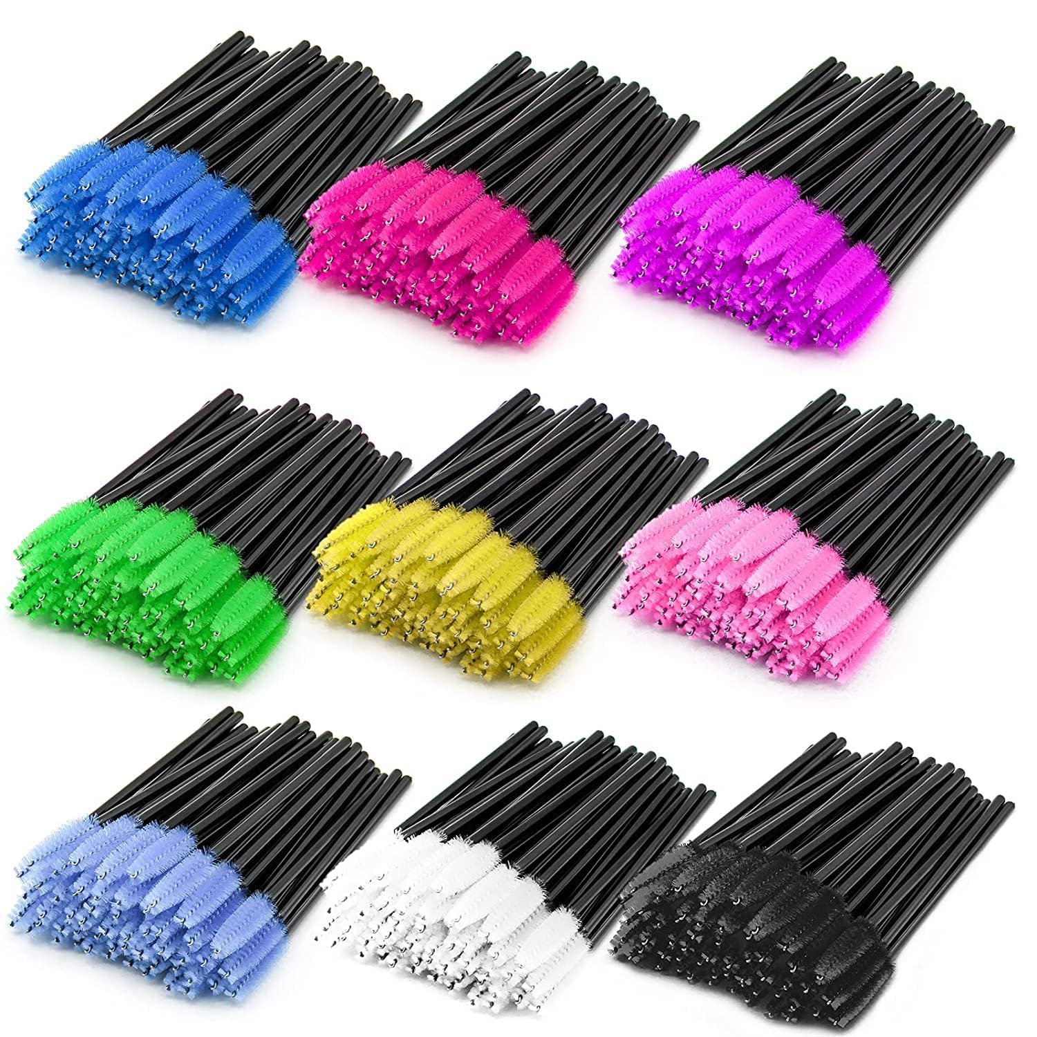 Disposable Mascara Brushes, Eyelash Brushes Mascara Wands Applicator Eyelash Extensions Makeup Tools Eyebrow Brush (PACK OF 50 )