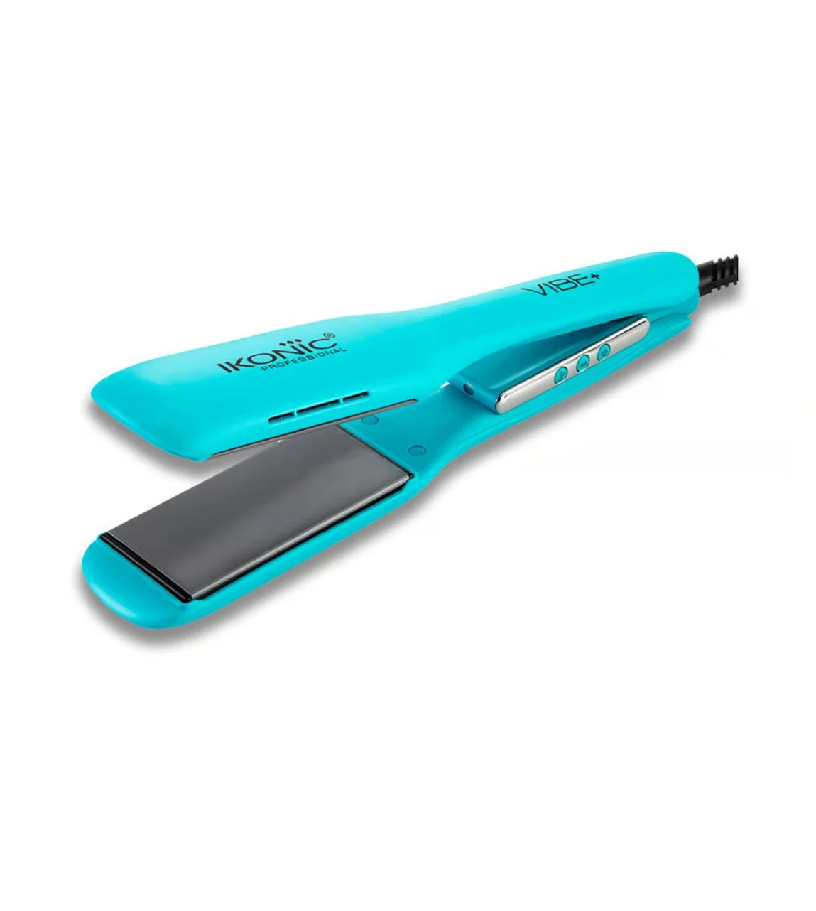 Ikonic Professional Vibe+ Hair Straightener with 4.5 cm Wide Floating Ceramic Plates, Ionic Technology & Digital Temperature Adjustment