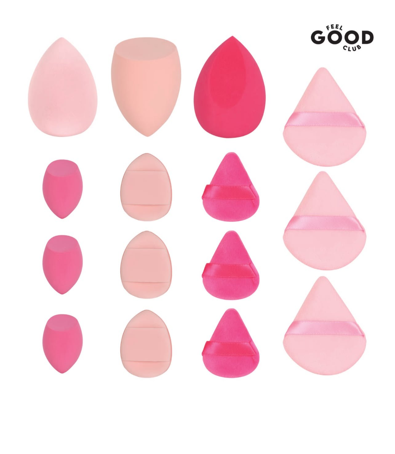 Feel Good Club Blender Buffet - Set Of 15 Makeup Blender Sponges & Pizza Powder Puffs In A Jar ( RANDOM COLOURS ) - Image 7